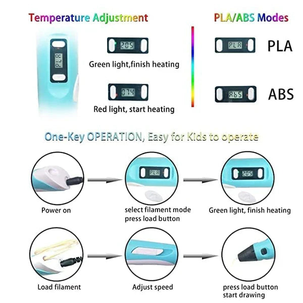 3D Drawing Pen - قلم الرسم ثلاثي الأبعاد